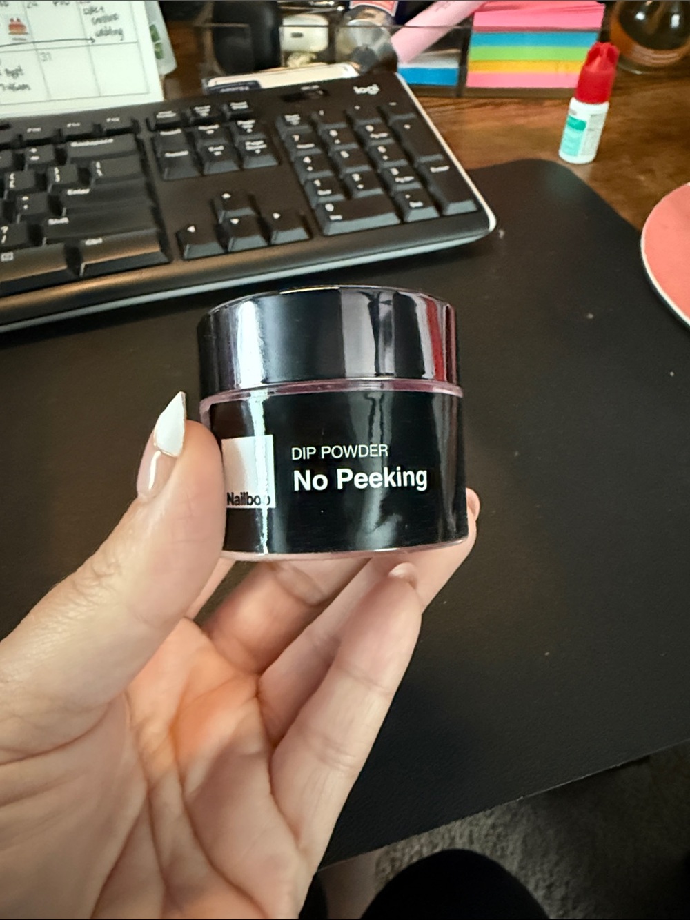 No Peeking Pink Dip Powder | Long-Lasting Nail Color